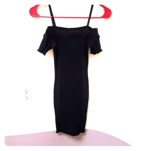 Black stretch dress
